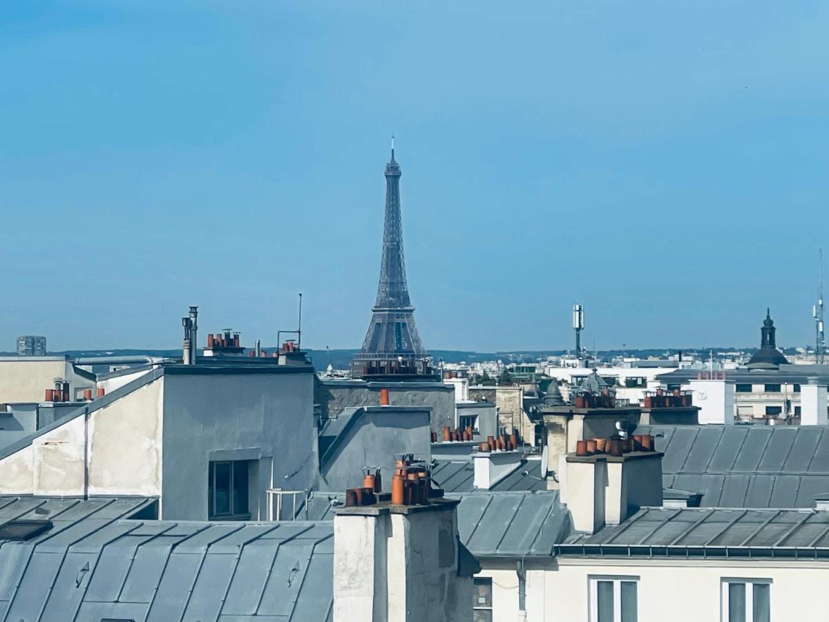 Paris Centre Dernier Etage Vue Ascenseur Apartment Exterior photo